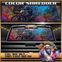 Color Shredder - Truck Back Window Graphics - Customizable - £46.37 GBP+
