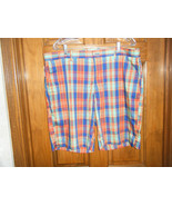 Jack Nicklaus Red Plaid Golf Shorts - Size 38 Waist - £22.42 GBP