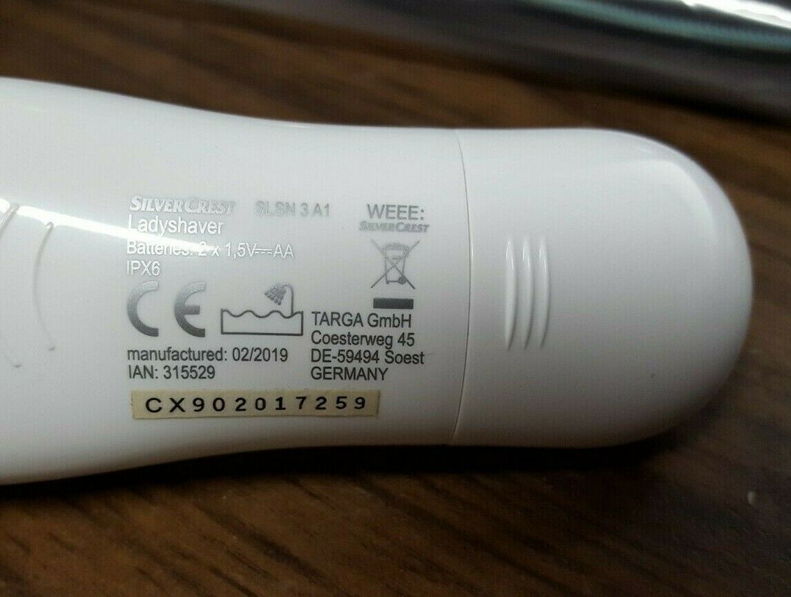 SilverCrest Silver Crest Ladyshaver Wet Dry Women's Trimmer Razor