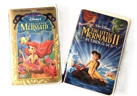Walt Disney Masterpiece The Little Mermaid 1 &amp; 2 Return to the Sea VHS Tape - $9.95