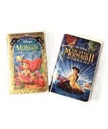 Walt Disney Masterpiece The Little Mermaid 1 &amp; 2 Return to the Sea VHS Tape - $9.95