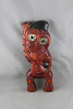 Vintage Maori Teko Teko - Wall Hang Hand Carved - Made from Wood - £51.95 GBP