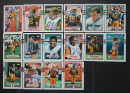1989 Topps Los Angeles Rams Team Set of 16 Football Cards - £4.73 GBP
