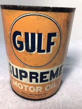 Gulf Supreme Motor Oil Wall Or Desk Decor - $14.28