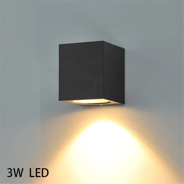 3W 6W LED Indoor Wall Lamp Outdoor Waterproof IP65 COB Porch Garden Lamp Modern  - £155.07 GBP