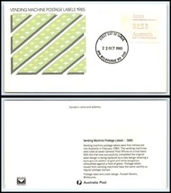 1985 AUSTRALIA FDC Cover - Melbourne, Vending Machine Postage Labels C10 - £2.35 GBP