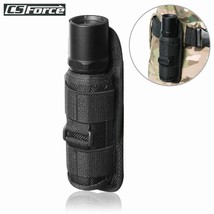 Outdoor  Flashlight Pouch Holster 360 Degree Rotatable Clip Torch Cover for Belt - £85.49 GBP