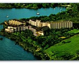 Kona Surf Hotel Aerial View Keauhou Bay Hawaii HI UNP Chrome Postcard S7 - $3.91