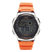 Casio Men&#39;s Quartz Casual Watch - Orange, 10-Year Battery, Resin Strap - $71.99