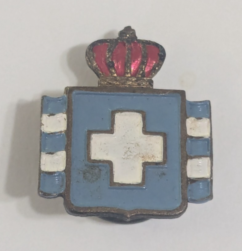 Vingage Official Greek War Relief Association Screw Back Pin 1930s 1940s - $22.76