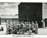 Postcard 1940s Camp Kilmer New Jersesy NJ - New Arrivals At Camp UNP Q15 - £4.70 GBP