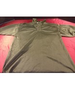 USAF ARMY USN HEAT RETENTIVE MOISTURE RESISTANT GREEN SLEEP SHIRT SMALL ... - $22.44