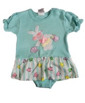 Little By Little Baby Infant Romper 12 MONTHS Easter Bunny Summer Beach VINTAGE - £9.02 GBP