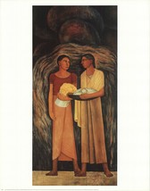 Diego Rivera Women With Flowers And Vegetables - $74.25