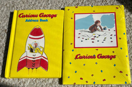 Lot Of Two New Vintage Curious George Address Book &amp; Notecards Envelopes 1997 00 - £9.16 GBP