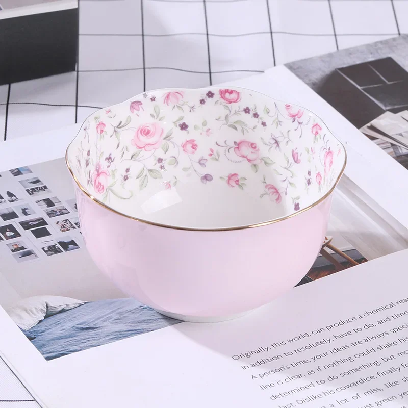 Bone China Coffee Cup Set Dessert Plate Sugar Bowl Cake Rack Milk 4.5 in... - $95.92