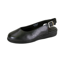  24 HOUR COMFORT Lucille Wide Width Closed Toe Low Heeled Leather Slingback  - $39.95