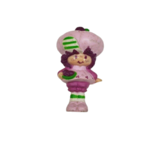 Vintage 1981 Strawberry Shortcake Raspberry Tart Pvc Strawberryland Miniatures - £18.65 GBP