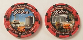 $5 Las Vegas Hilton Hotel 40TH ANNIVERSARY 1969-2009 - ELVIS Casino Chip... - £14.81 GBP