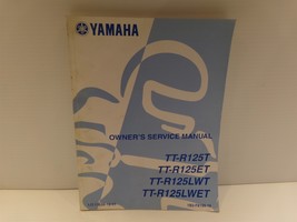 Yamaha TT-R125T TT-R125ET TT-R125LWT TT-R125LWET Owner&#39;s Service Manual  - $40.48