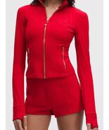 LULULEMON  Define Cropped Jacket Nulu~Oxford Red/Gold~0 2 4 6 8 10 12 14... - $199.00