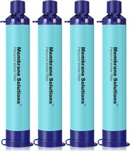 Membrane Solutions Straw Water Filter, Portable Survival Filtration Equi... - $50.94