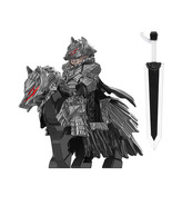 Berserk Guts Minifigures Heavy Amour Knight Guts with War Mount Mini Blo... - $15.44 CAD