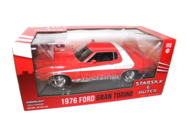 Starsky And Hutch 1976 Ford Gran Torino Greenight 1:24 Diecast Car NEW I... - £23.76 GBP