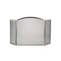3 Fold Center Arched Screen, Satin Nickel - £243.02 GBP