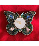 Pier 1 Mosaic Butterfly Tea Light Candle Holder Colorful 4.5 x 3.5&quot; 3/4&quot;... - $16.65 CAD