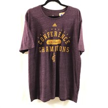 NBA Cleveland Cavaliers Mens T Shirt 2017 Eastern Conference Burgundy Size 2XL - $9.74