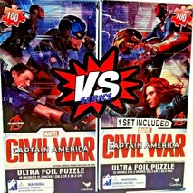 Marvel Captain America Civil War (VS Series) Ultra Foil 2 Pack 100 Pc Pu... - £4.35 GBP