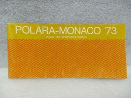 DODGE MONOCO POLARA    1973 Owners Manual 16364 - $16.82