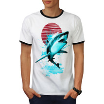 Great White Shark Tshirt Men T Shirt Men Shirt - £9.61 GBP