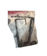 Black Metal L-Shaped Mounting Bracket Shelf Support Hardware - $26.81