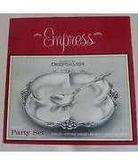 Vintage Empress International Deep Silver Two Piece Party Set In Origina... - $372.53 MXN