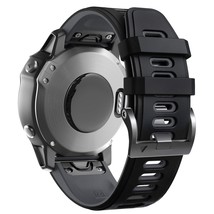 Fenix 6 Watch Band/Fenix 7 Watch Band/Fenix 5 Band 22Mm Silicone Watch B... - £20.32 GBP