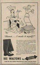 1949 Print Ad Hood Ike Walton Fishing Boots Hood Rubber Watertown,MA - £8.32 GBP