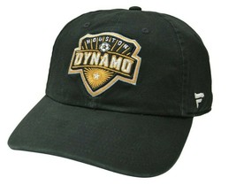 Houston Dynamo  MLS Soccer Team Black Slouch Dad Hat Adjustable Cap by Fanatics - £15.00 GBP