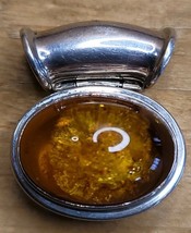 Vintage LORI BONN Baltic Amber &amp; Sterling Silver 925 Pendant - €129,59 EUR