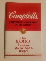 Vintage 1985 Campbells Creative Cooking With Soup 8000+ Mix &amp; Match Recipes PB - $13.78
