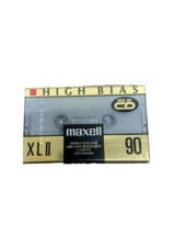  Maxell XL-II 90  minute High Bias Type II Blank Audio Cassette Tape NEW - $11.99