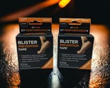 2x KT Tape Precut 3.5&quot;  Blister Prevention Tape 30 Strips Total Beige Co... - $19.59