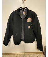 Vintage Carhartt Jacket  Blanket Lined  Blue Made in USA Size XL union made - $296.01