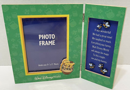 Walt Disney World Me and My Hunny Souvenir Photo 3D Frame 6.5 x 8&quot; Green - £11.65 GBP