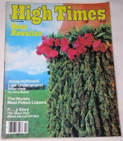 ABBIE HOFFMAN HIGH TIMES MAGAZINE VINTAGE 1980 - $49.99
