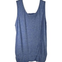 Duluth Trading Womens Armachillo Cooling Tank Top Blue Stretch Cinch Size Large - £22.73 GBP