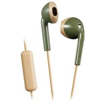 JVC HAF19MGC Retro In-Ear Wired Earbuds with Microphone (Green) - £30.99 GBP