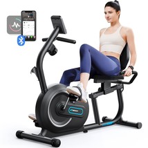 Recumbent Exercise Bike For Home With Smart Bluetooth And Exclusive App Connecti - £323.49 GBP