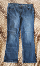 Chaps 16W Blue Denim Jeans Straight Leg~38 Waist~30&quot; Inseam~11 Rise~Cotton Blend - $14.84